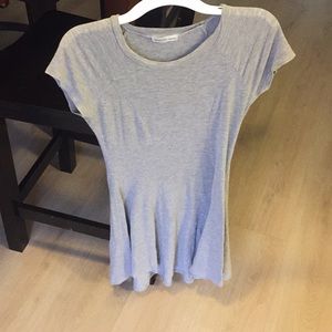 Grey, casual, cotton dress.